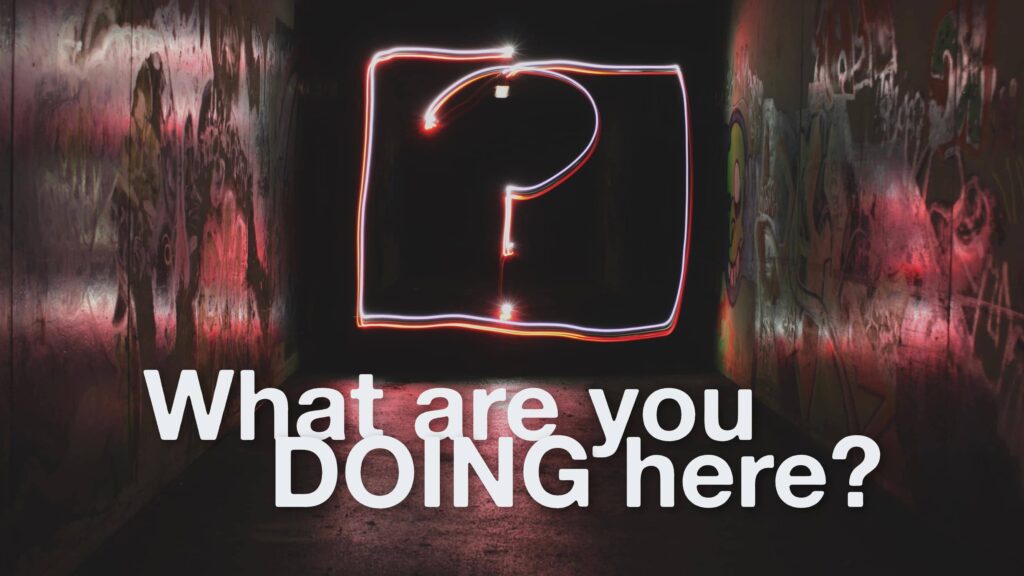 What are you doing here ENG