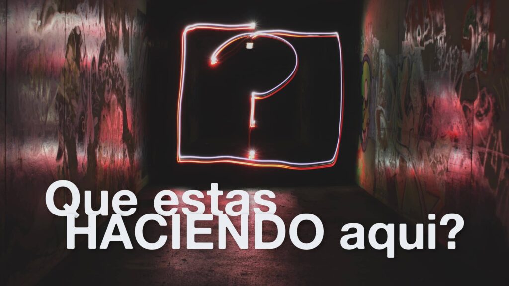 What are you doing here ESP only