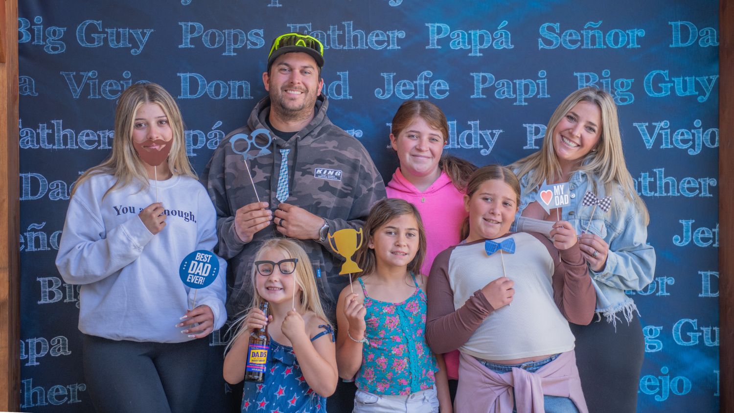 Happy family photo at Vida Church
